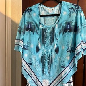 PM Turquoise Top by Nygard.  Very good condition.